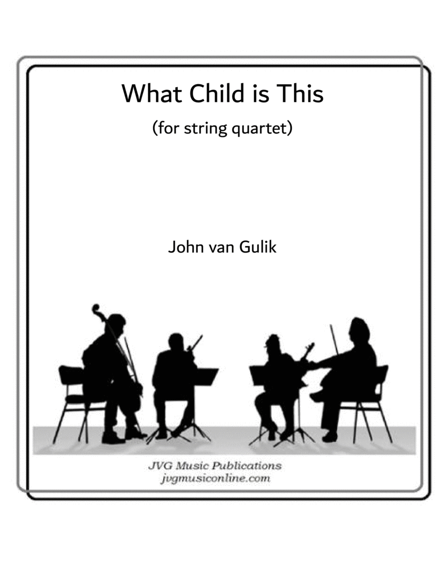 What Child is This - String Quartet image number null