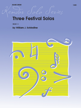 Book cover for Three Festival Solos