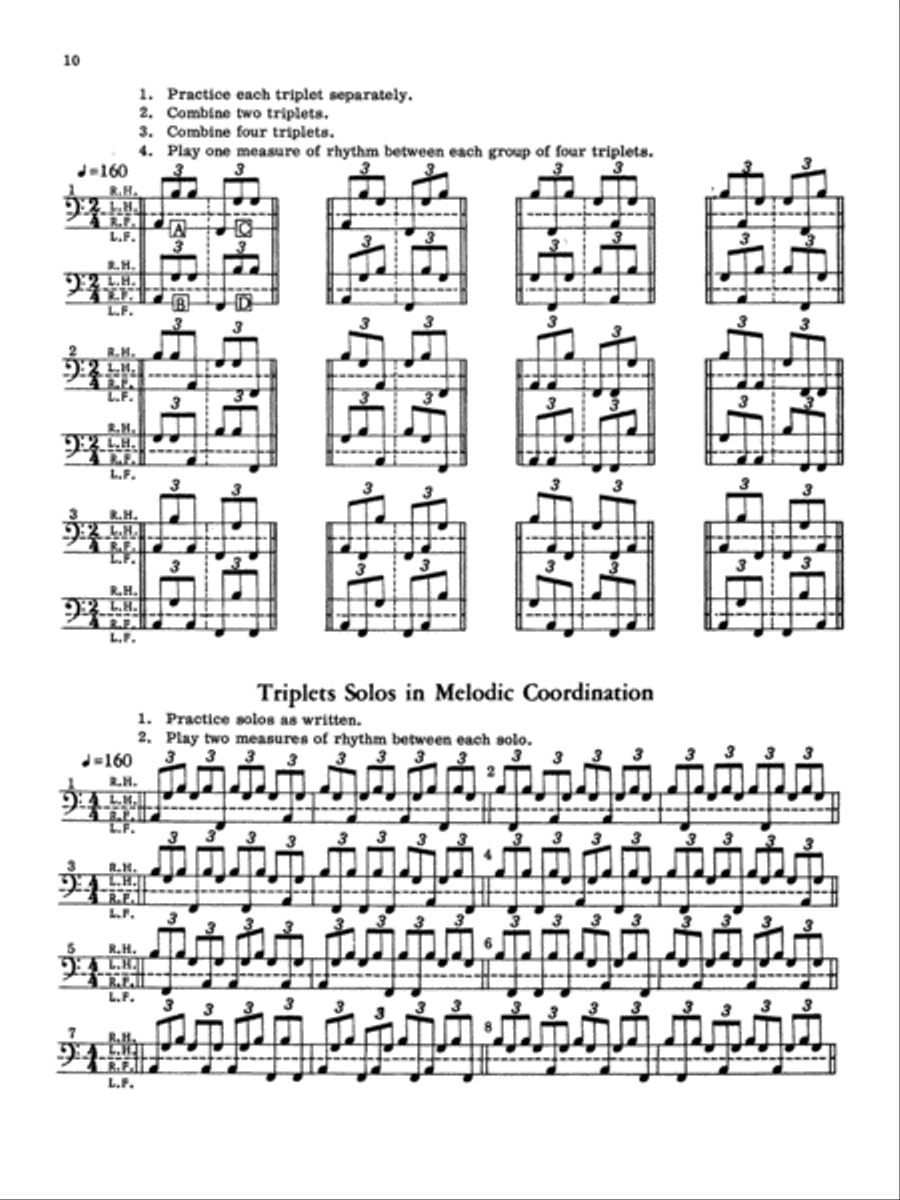 4-Way Coordination Drum Set scores gallery preview page 4