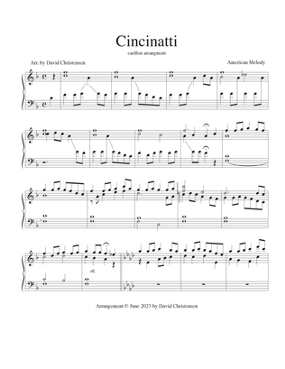 Book cover for Cincinatti for Carillon