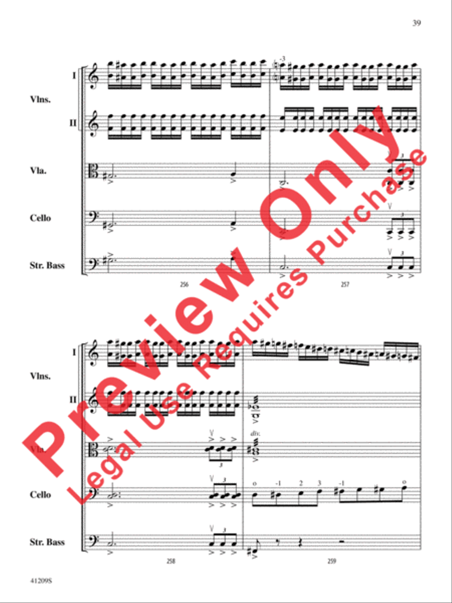 The Wizard of Oz String Orchestra scores gallery preview page 40
