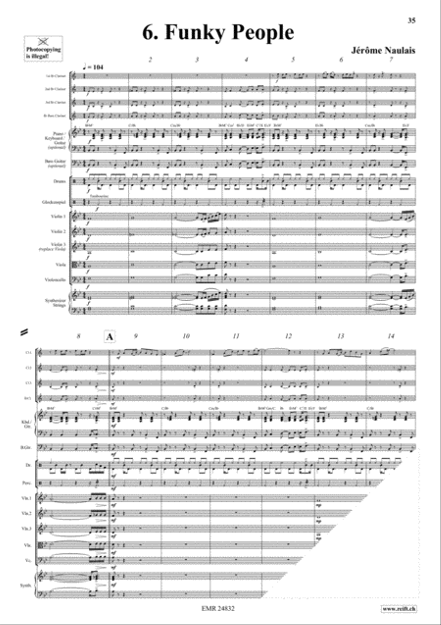 Play With Your Band Volume 2 Clarinet Quartet scores gallery preview page 8