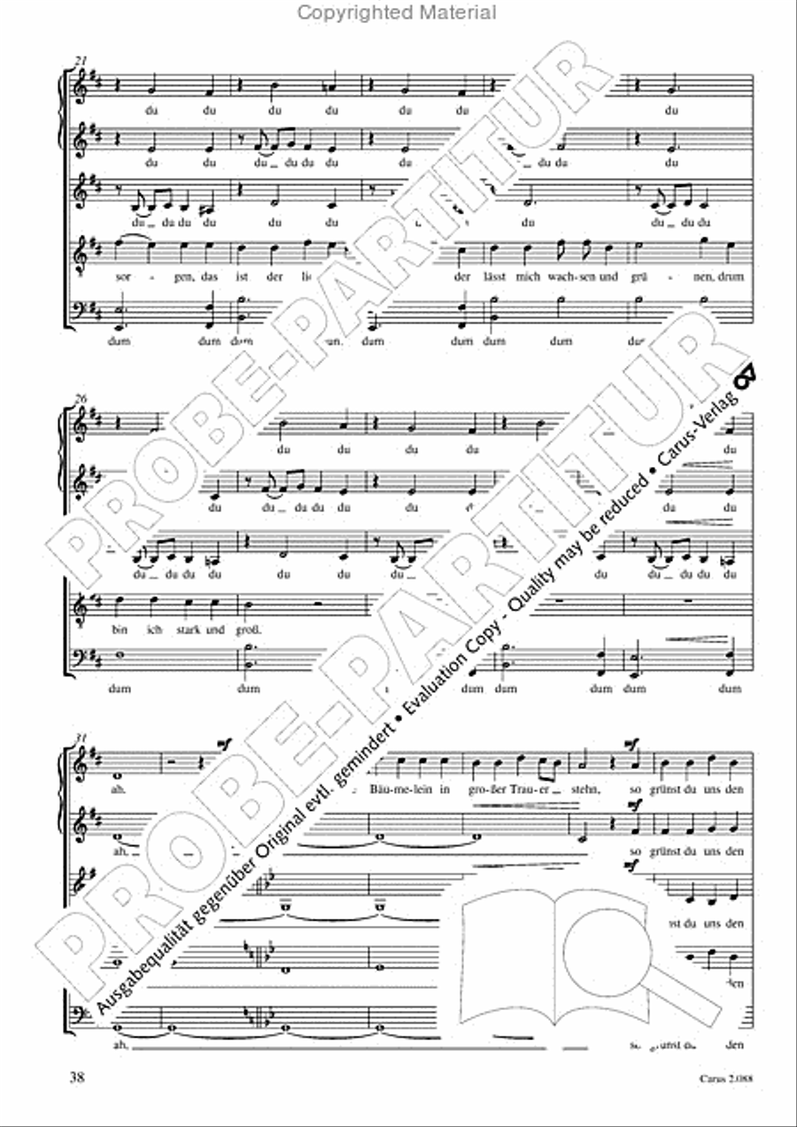 Calmus Christmas Carols Choir scores gallery preview page 39