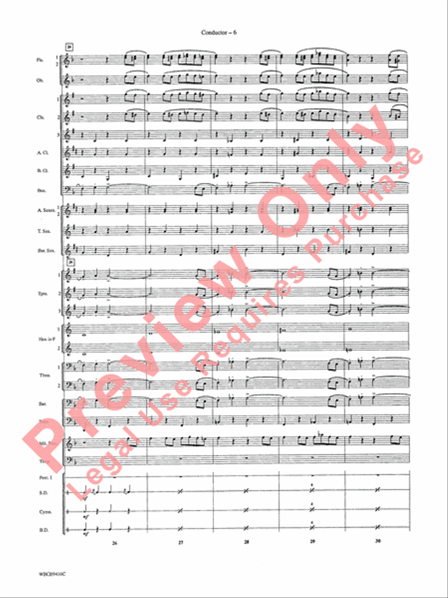Strike Up the Band Concert Band scores gallery preview page 8