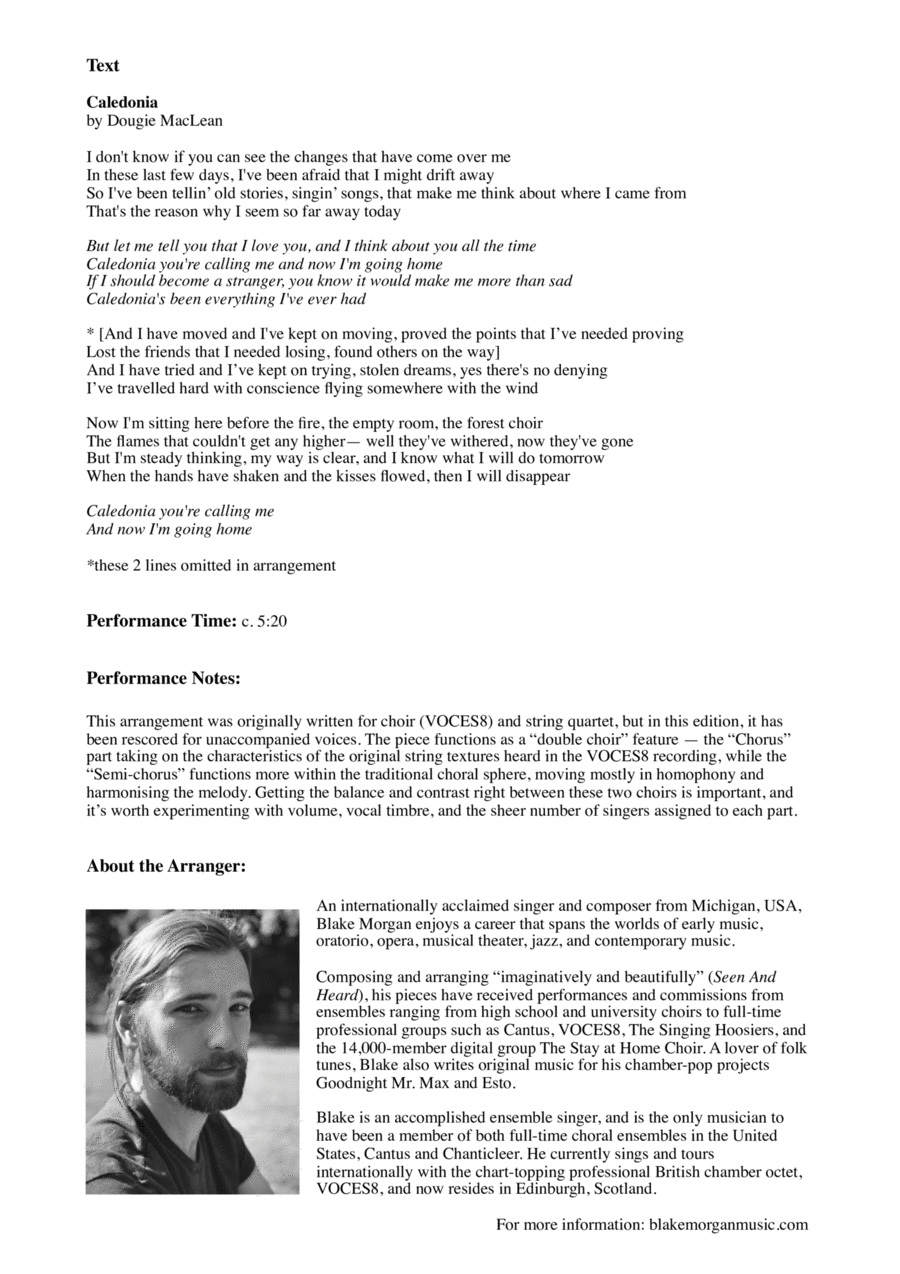 Caledonia Divisi scores gallery preview page 1
