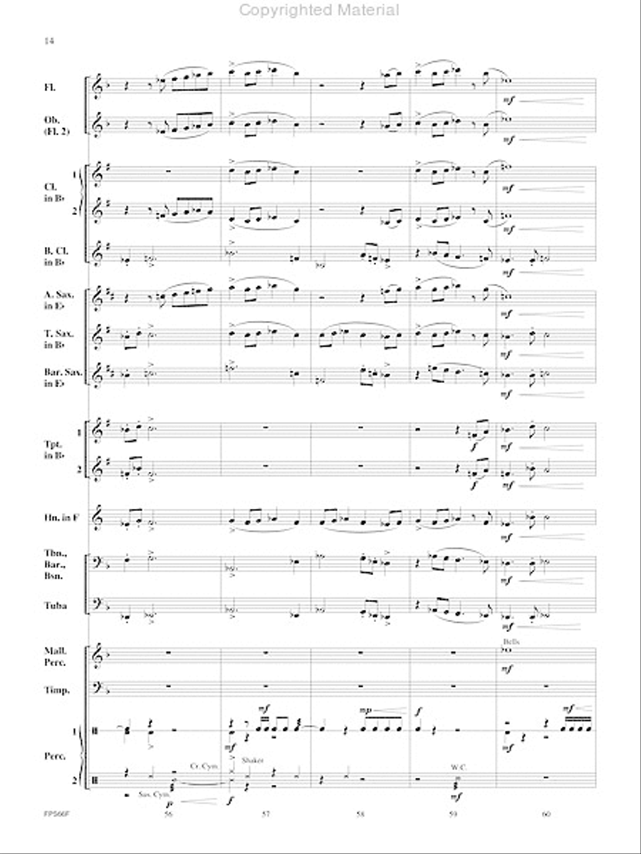 Atlantic Crossing Concert Band scores gallery preview page 15