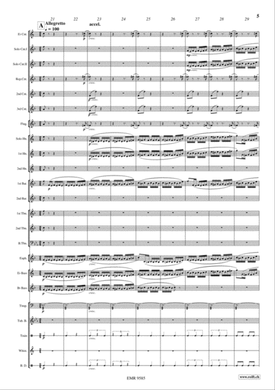 Copenhagen Steam Railway Galop Brass Band scores gallery preview page 6