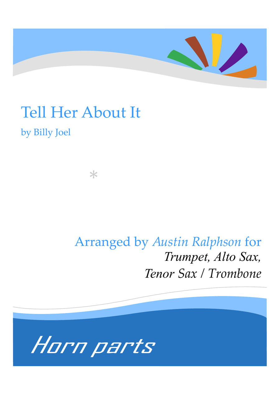 Tell Her About It Tell Her About It Tenor Saxophone scores gallery preview page 1