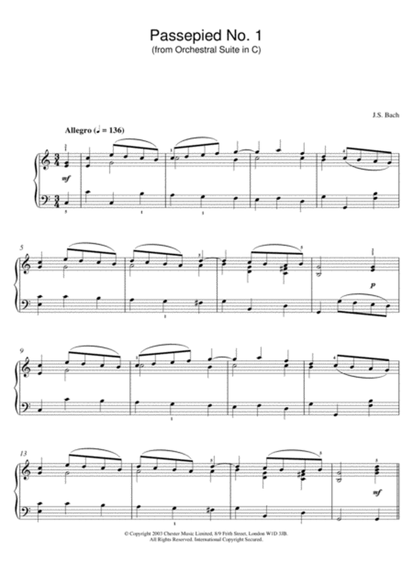 Passepied No. 1 (from Orchestral Suite in C)