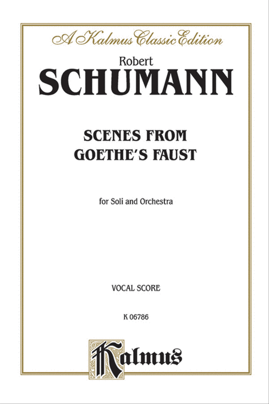 Scenes from Goethe's Faust 4-Part scores gallery preview page 1