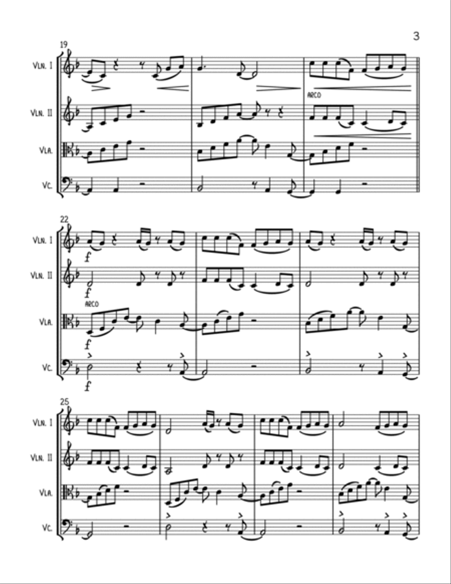 Positions String Quartet scores gallery preview page 3
