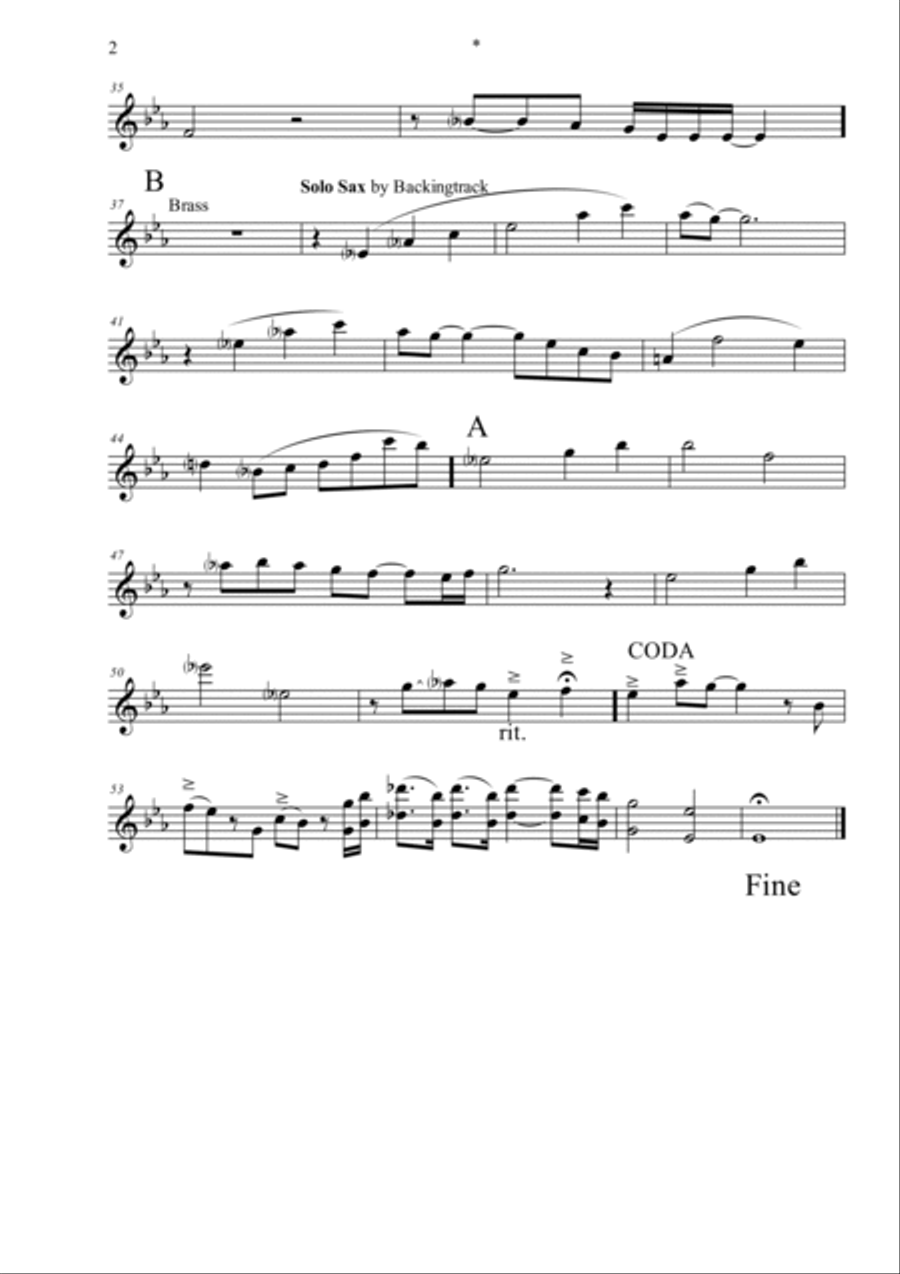 Wonderland By Night Wonderland By Night Tenor Saxophone scores gallery preview page 2