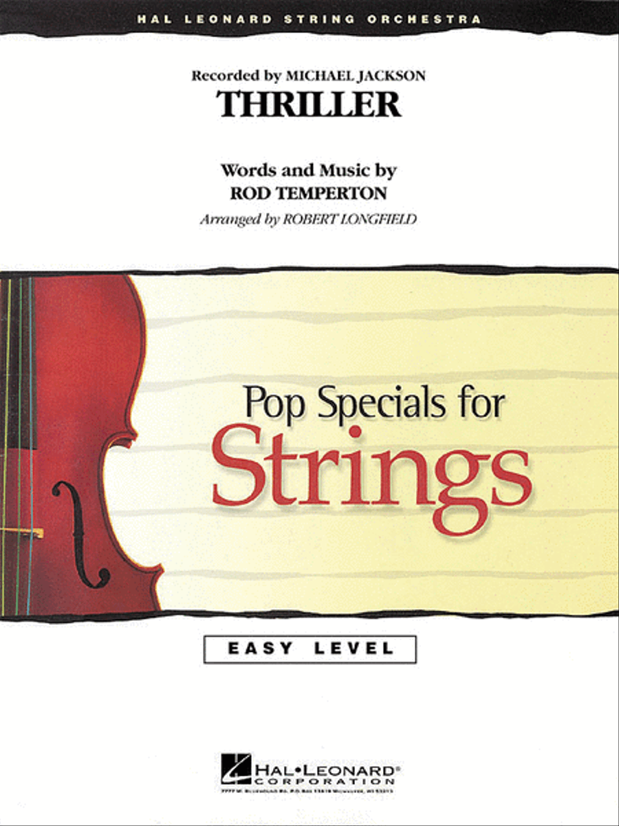 Thriller Orchestra scores gallery preview page 1