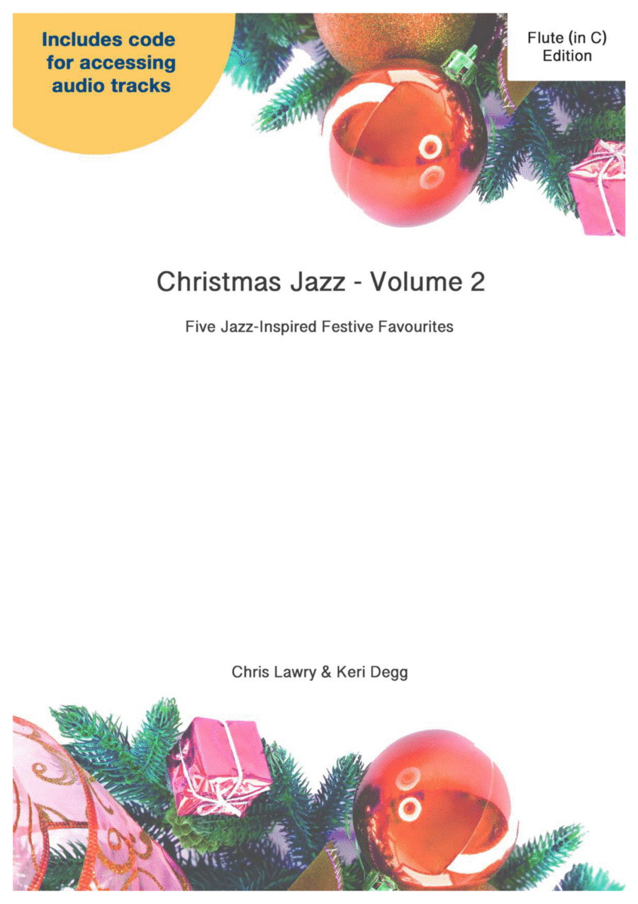 Christmas Jazz Volume 2 for Flute; Five Christmas/Holiday pieces in Jazz Styles. Flute Solo scores gallery preview page 1