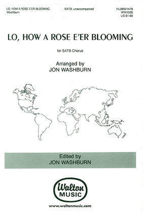 Book cover for Lo, How a Rose E'er Blooming (SATB)