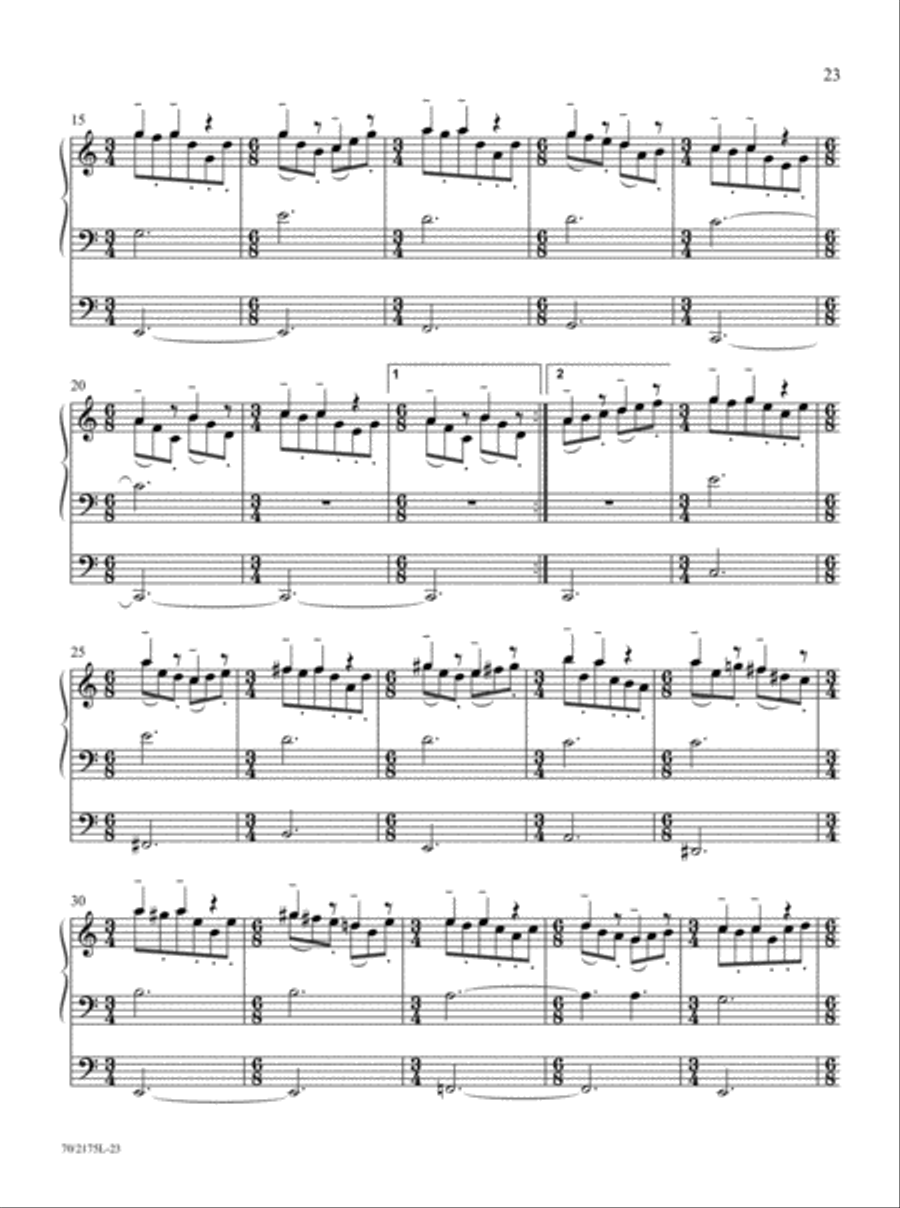 The Sacred Organ Library, Vol. 5 Organ Solo scores gallery preview page 13