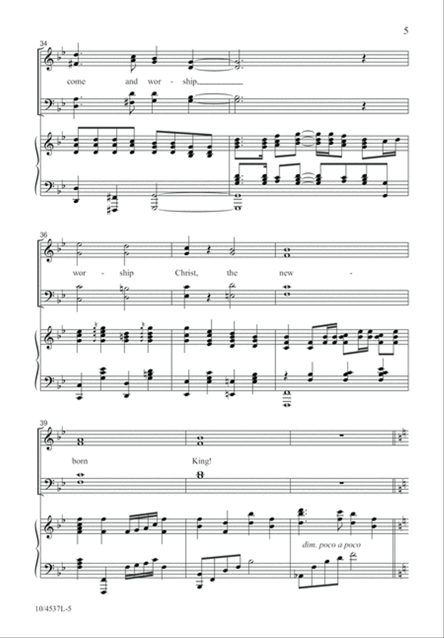 Arise, Arise and Shine! 4-Part scores gallery preview page 5