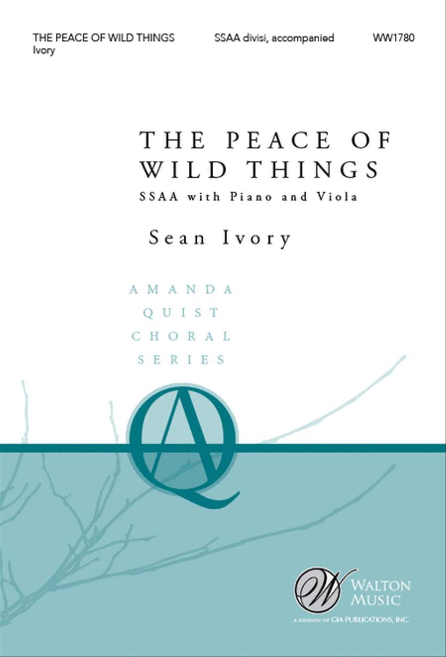 The Peace of Wild Things SSAA scores gallery preview page 1
