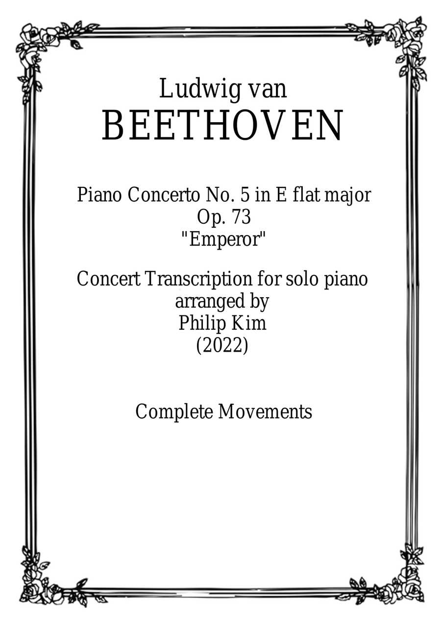Beethoven Piano Concerto No. 5 Op. 73 