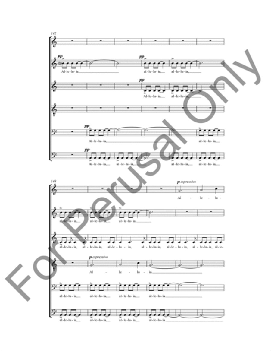 Salmo 150 4-Part scores gallery preview page 13