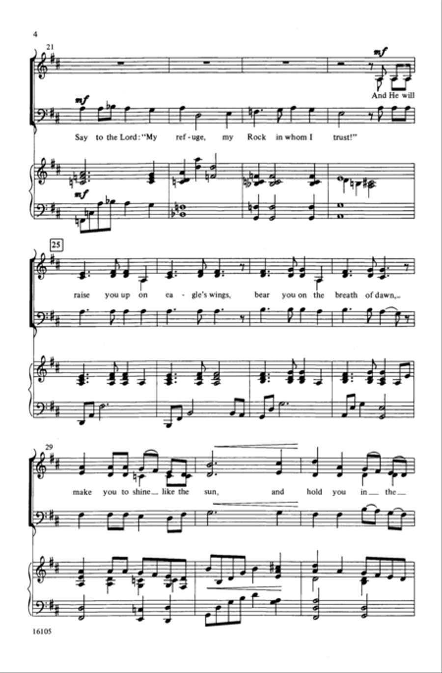 On Eagle's Wings On Eagle's Wings 3-Part scores gallery preview page 4