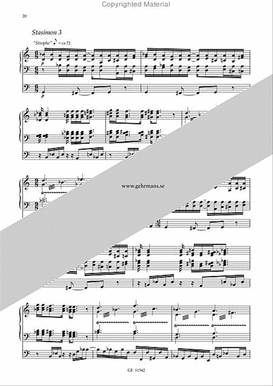 Tragoedia Organ scores gallery preview page 21