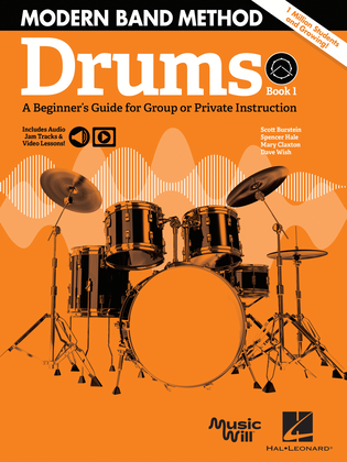 Book cover for Modern Band Method – Drums, Book 1