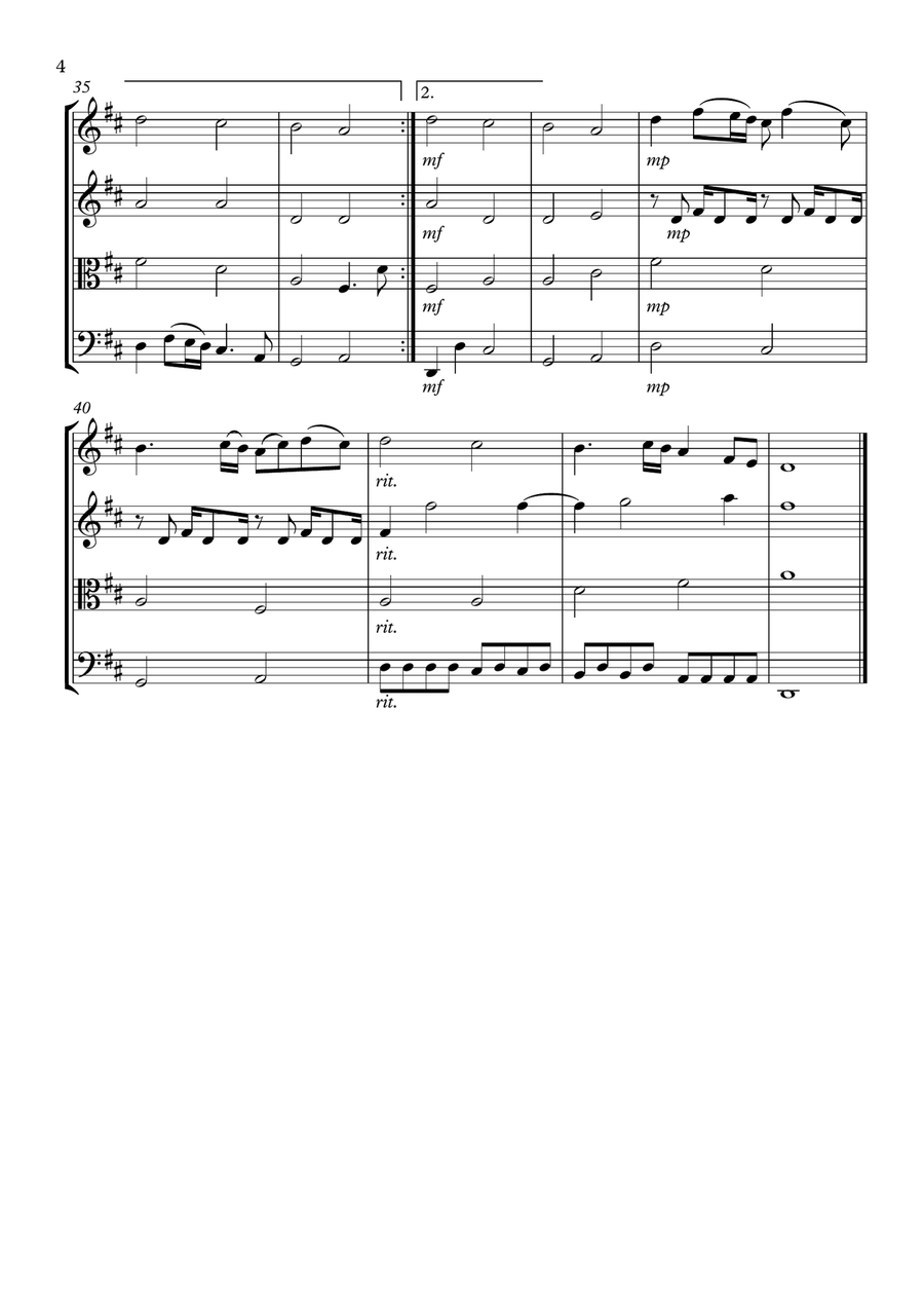 The Promise String Quartet scores gallery preview page 4