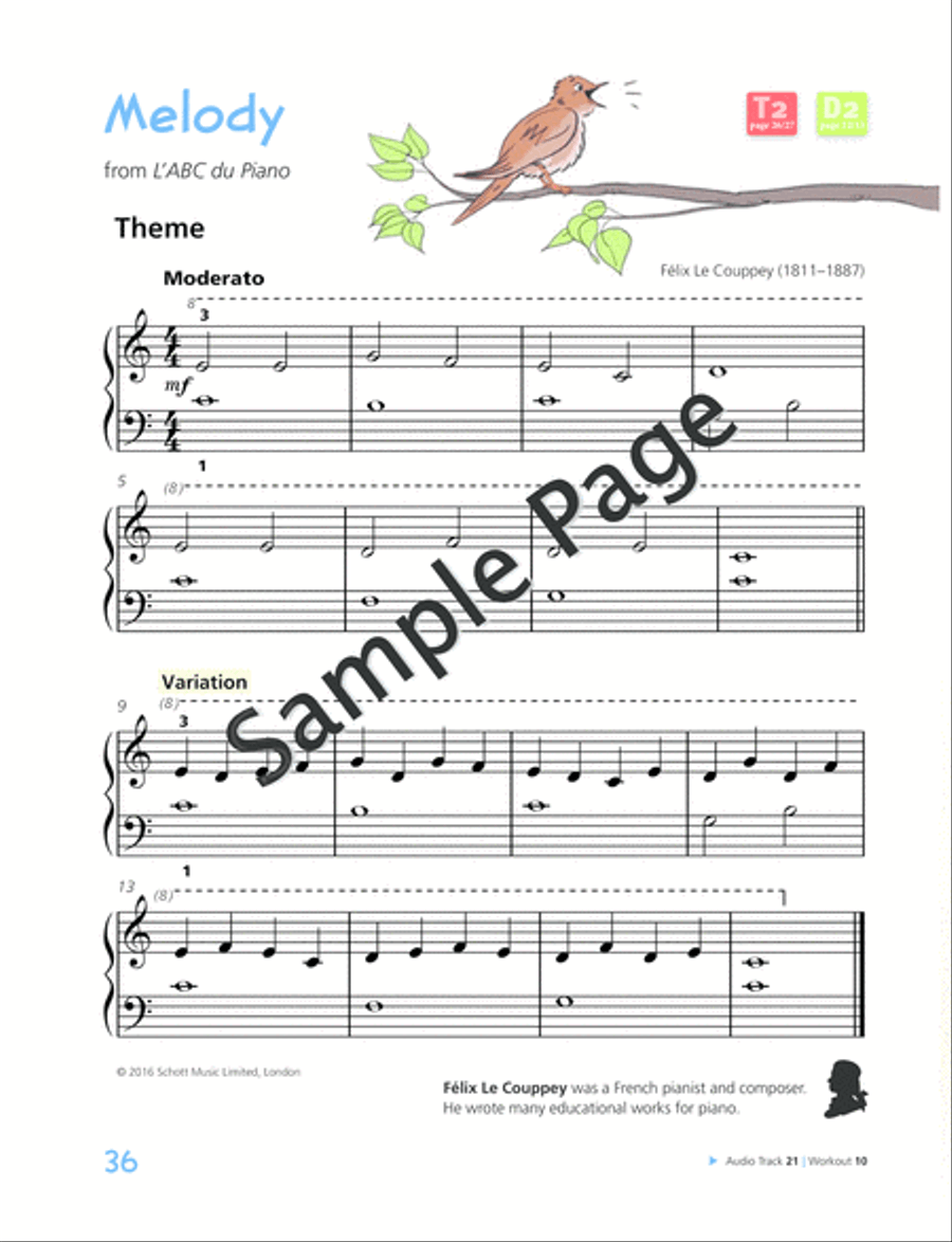 Piano Junior: Lesson Book 2 Piano Method scores gallery preview page 37