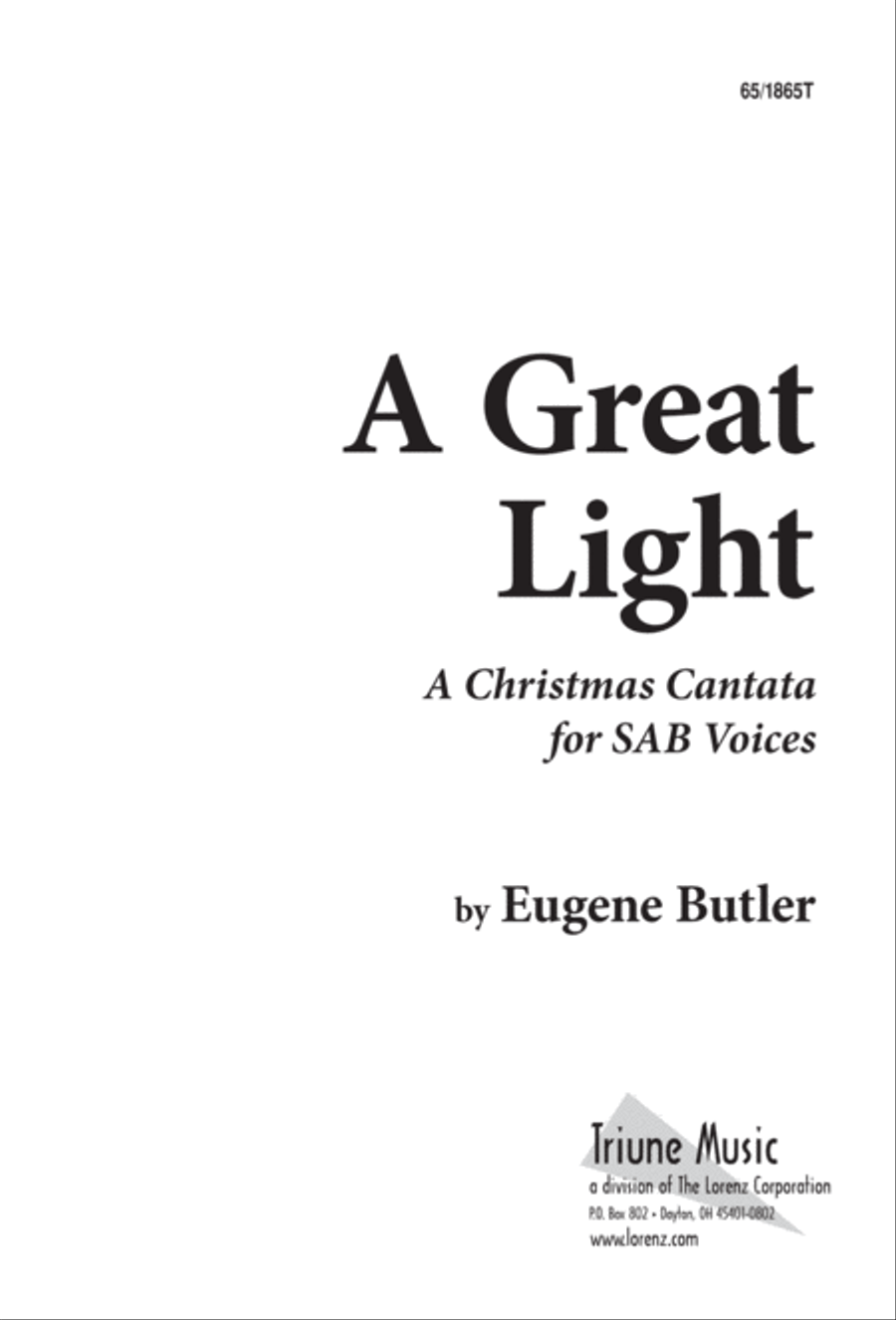 A Great Light A Great Light 3-Part scores gallery preview page 1