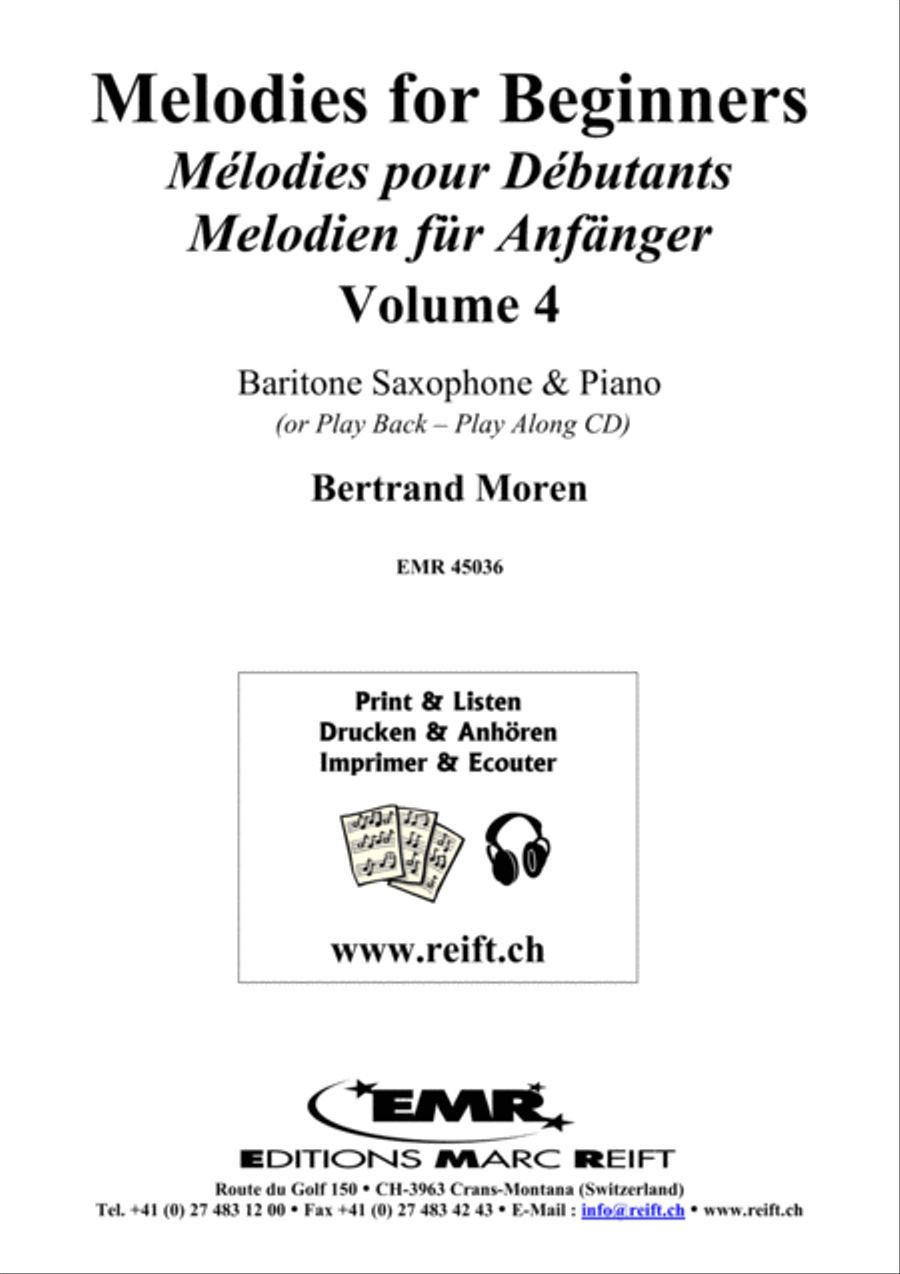 Melodies for Beginners Volume 4 Baritone Saxophone scores gallery preview page 2