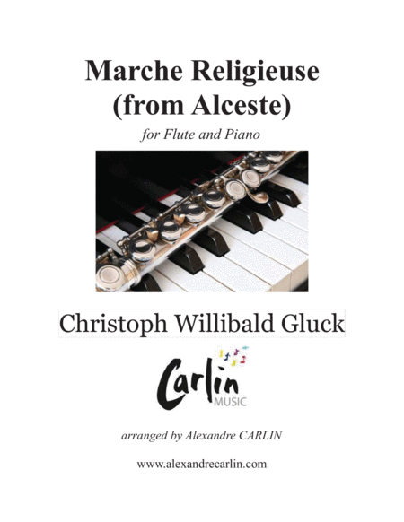 Marche Religieuse (from Alceste) by Gluck - Arranged for Flute and Piano image number null