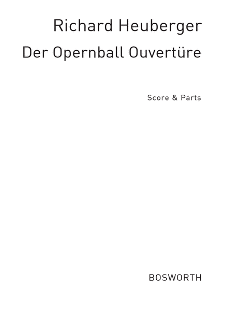 Der Opernball Overture (Kochmann) Orchestra scores gallery preview page 1
