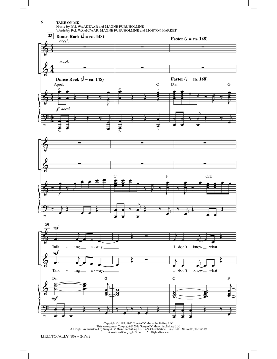 Like, Totally '80s (arr. Mark Brymer) 2-Part scores gallery preview page 5