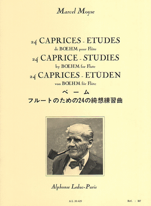 Book cover for 24 Caprices Etudes de Boehm pour Flute