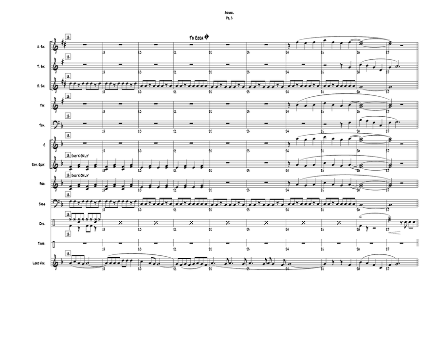Animal Large Ensemble scores gallery preview page 3