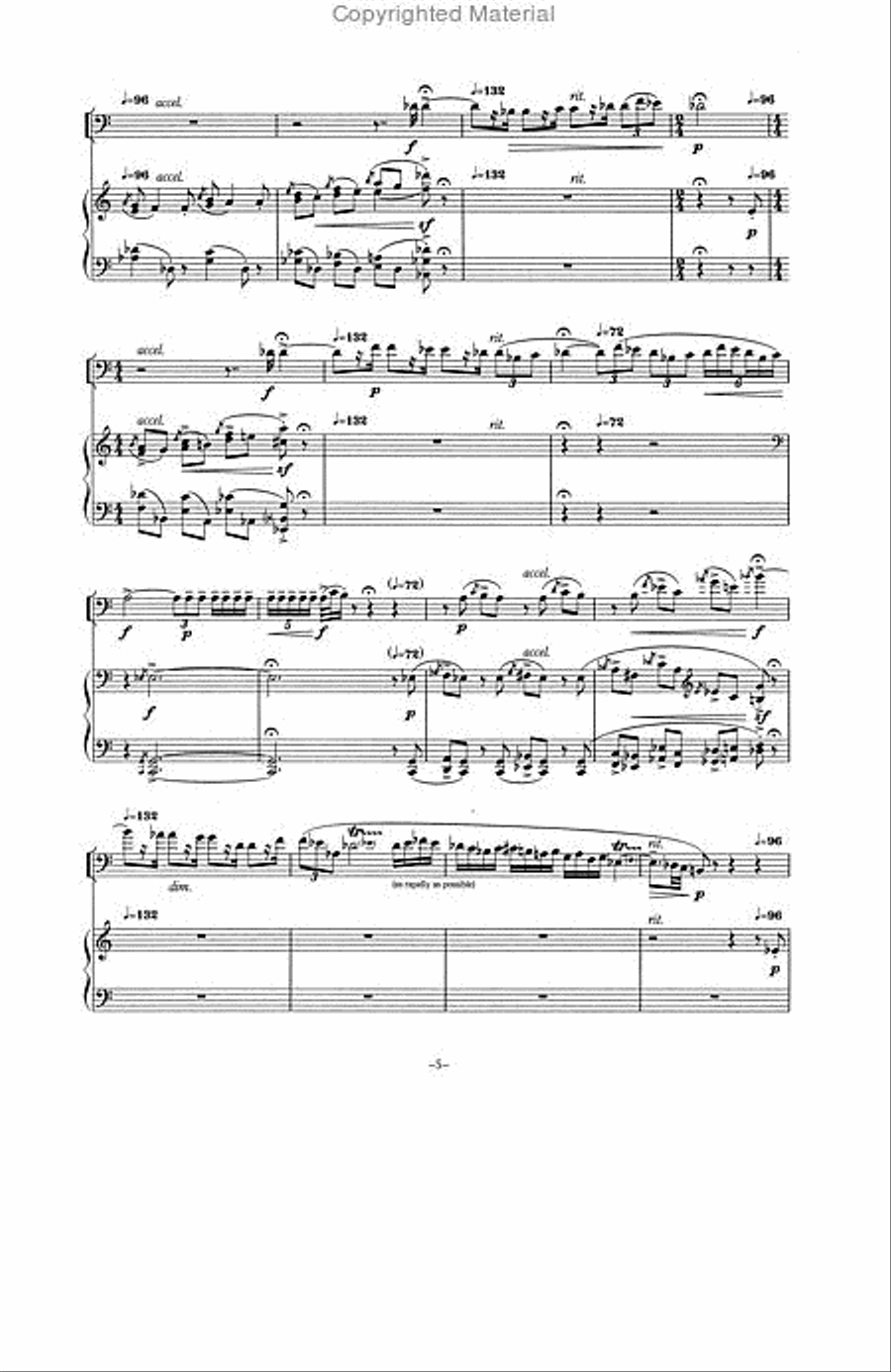 Concert Variations Euphonium scores gallery preview page 6