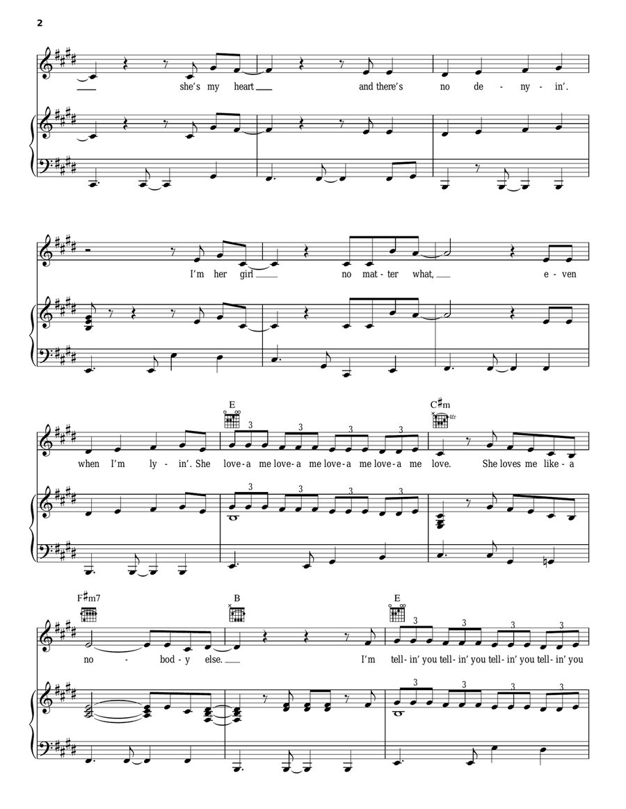 Mom (feat. Kelli Trainor) Piano, Vocal, Guitar scores gallery preview page 2
