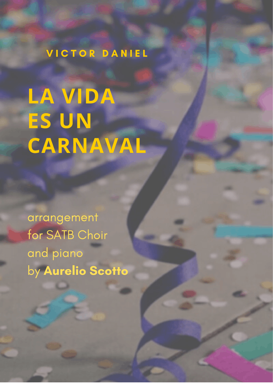La Vida Es Un Carnaval 4-Part scores gallery preview page 1