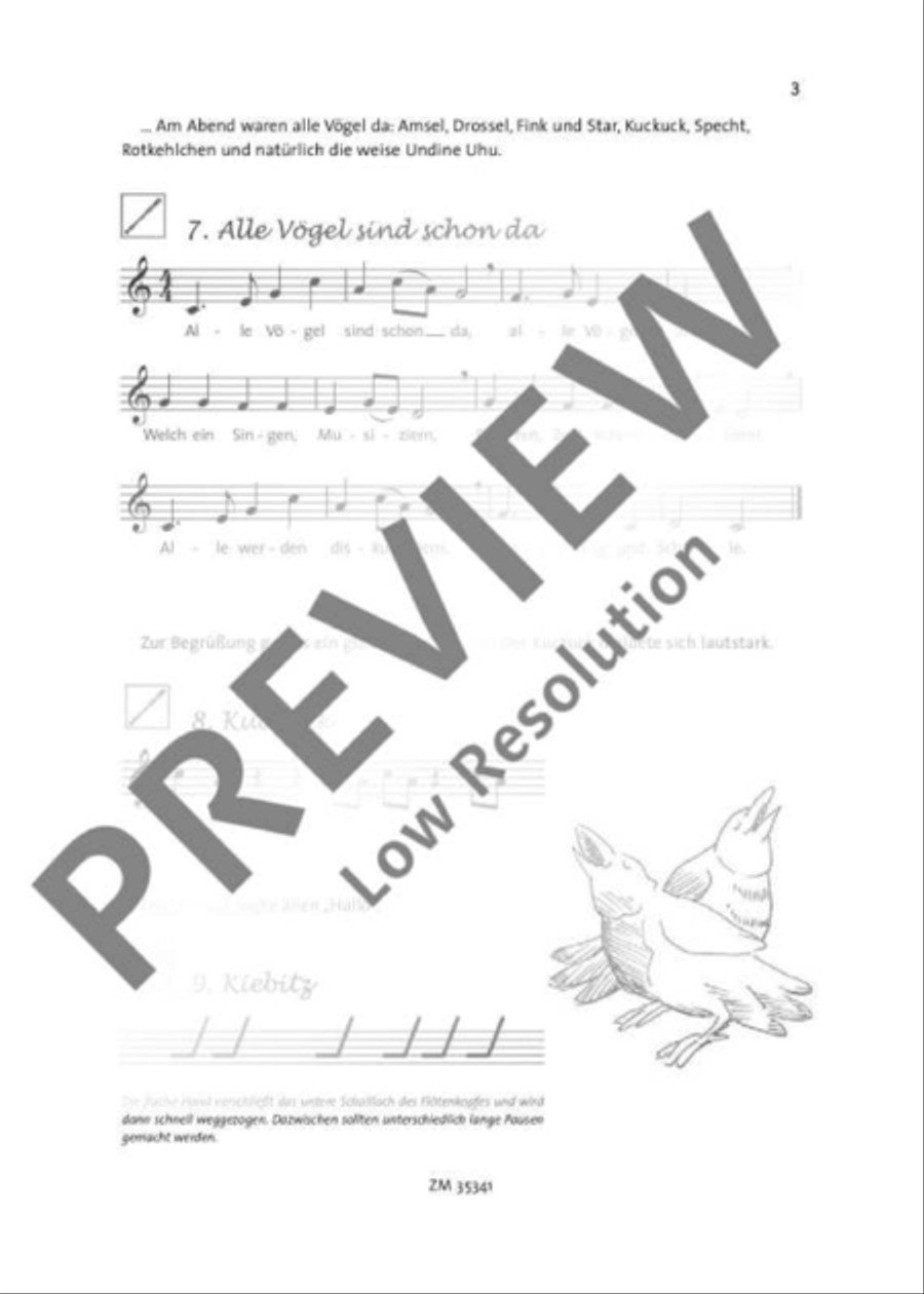 Pitti Pieps rettet das Weihnachtsfest Recorder scores gallery preview page 4