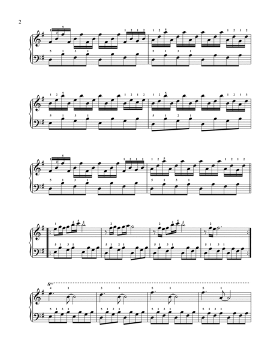 Comptine D'un Autre Été: L'après-midi Piano Method scores gallery preview page 2