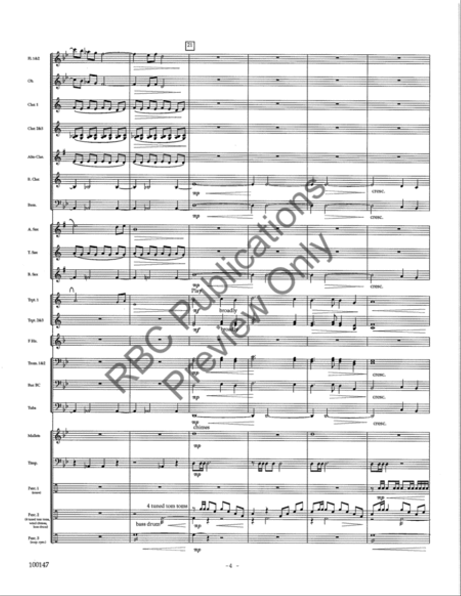 Rivers Concert Band scores gallery preview page 7