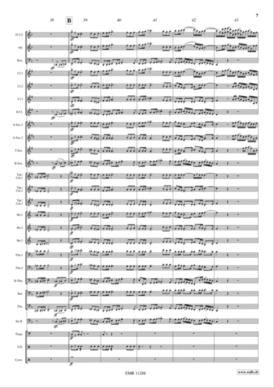 Grand Choeur Dialogue Grand Choeur Dialogue Concert Band scores gallery preview page 8
