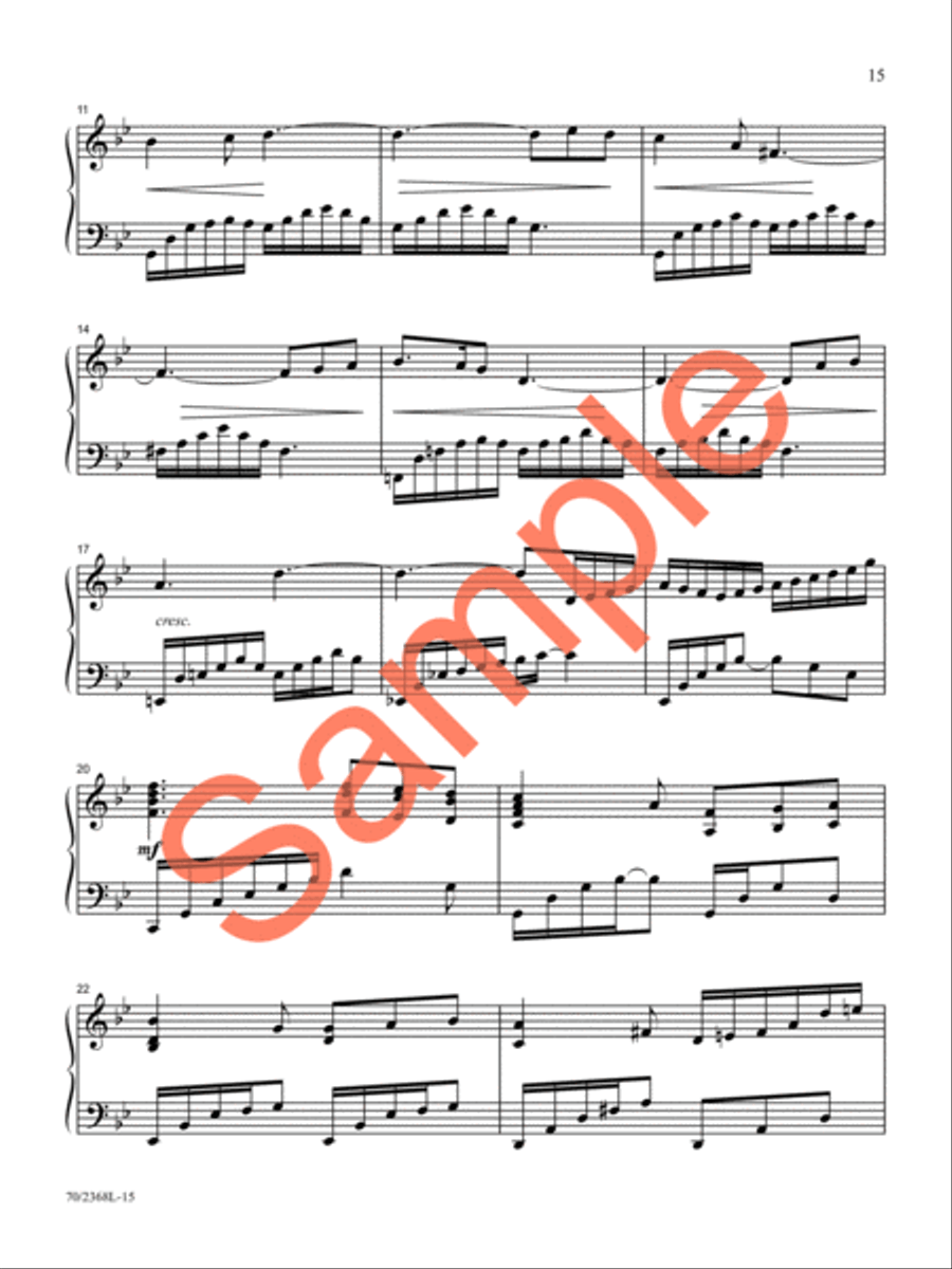 Glad Tidings of Great Joy Piano Solo scores gallery preview page 14