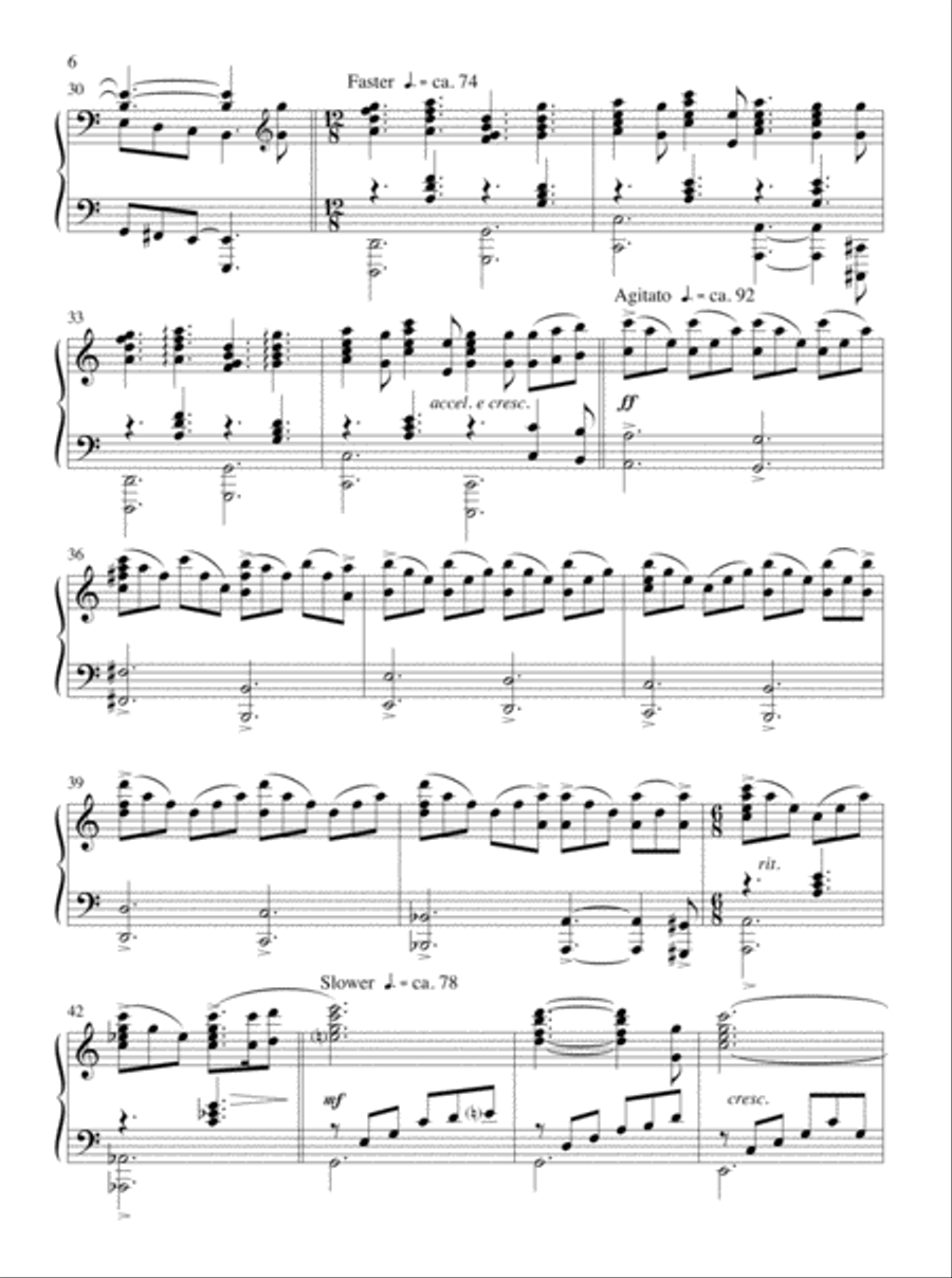 O Holy Night Piano Solo scores gallery preview page 4