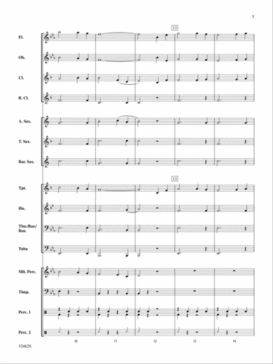 Belwin Beginning Band Kit #6: Score Concert Band scores gallery preview page 5
