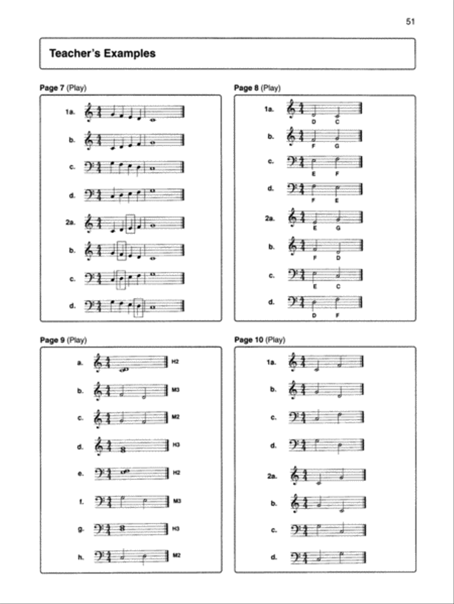 Alfred's Basic Adult Piano Course Ear Training, Book 1 Piano Method scores gallery preview page 5