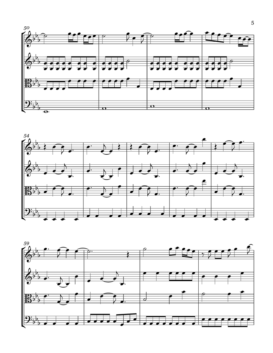 Stolen String Quartet scores gallery preview page 5