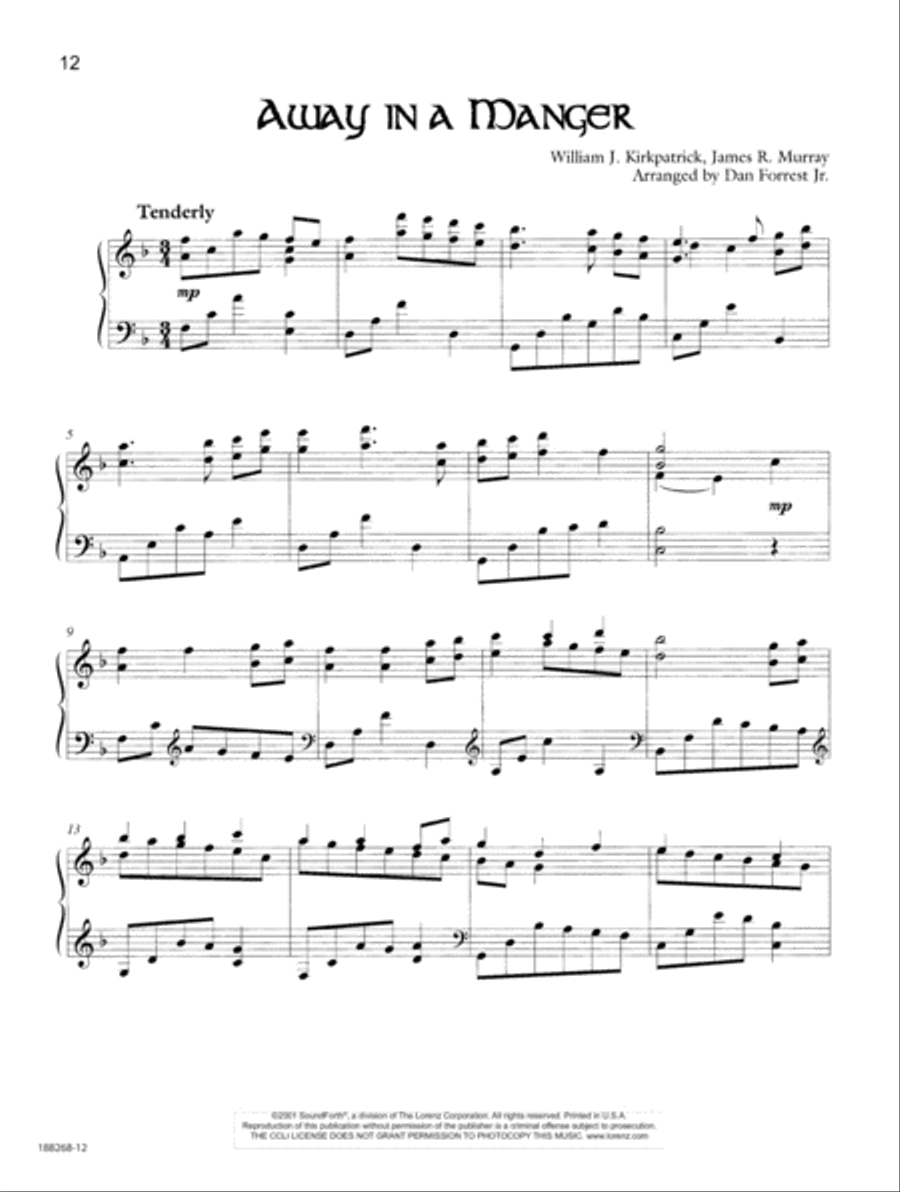 Prepare Him Room - Book and Listening CD Piano Solo scores gallery preview page 10