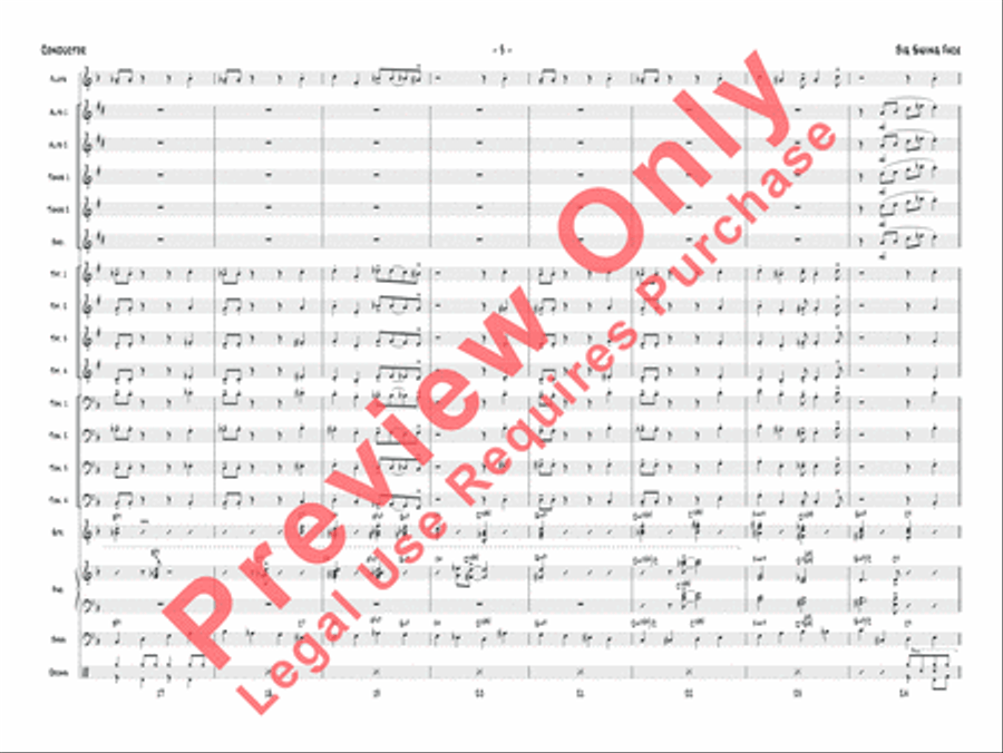 Big Swing Face Jazz Ensemble scores gallery preview page 6